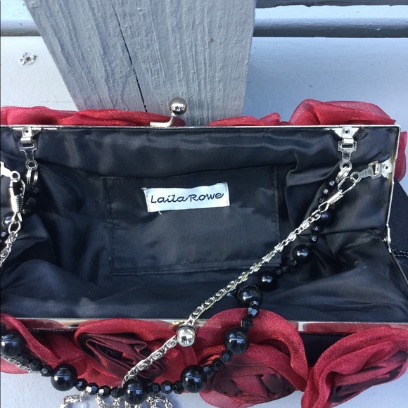 Vintage rosette clutch - Picture 3 of 4